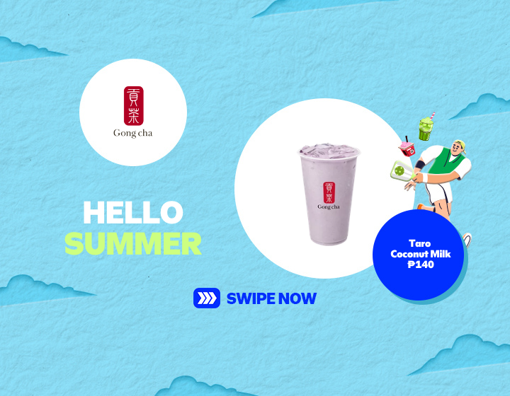 Indulge in a sweet Taro Coconut Milk for only P140