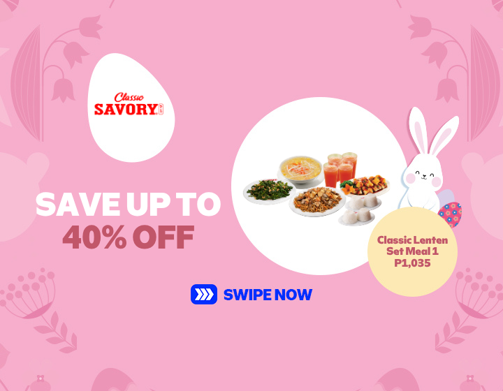 Savor Classic Lenten Set Meal 1 for only P1,035