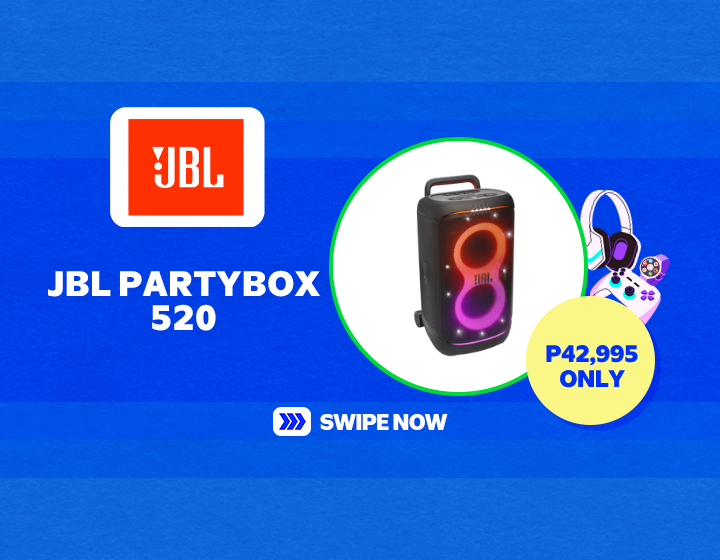 JBL PartyBox 520 for only P42,995!
