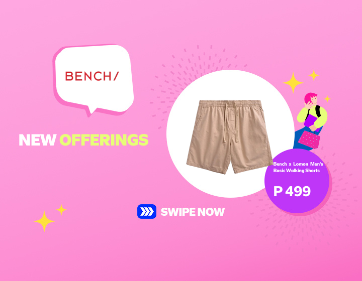 Bench x Lomon Men's Basic Walking Shorts