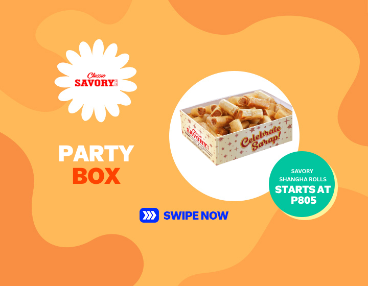 CLASSIC SAVORY SHANGHAI ROLLS PARTY BOX
