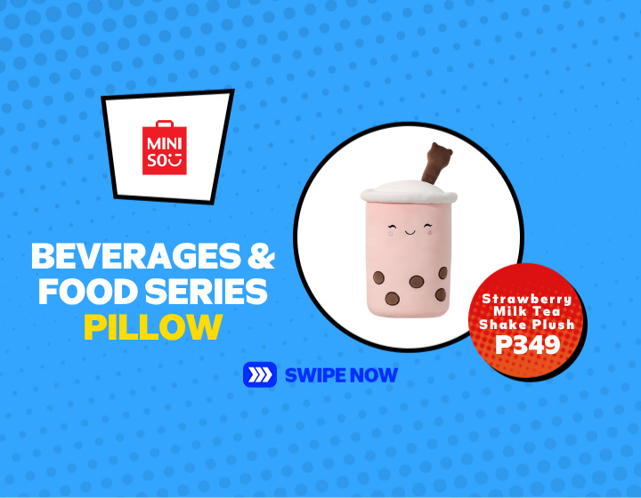 SMGC | MINISO Food & Beverages Series Pillow for just P349!