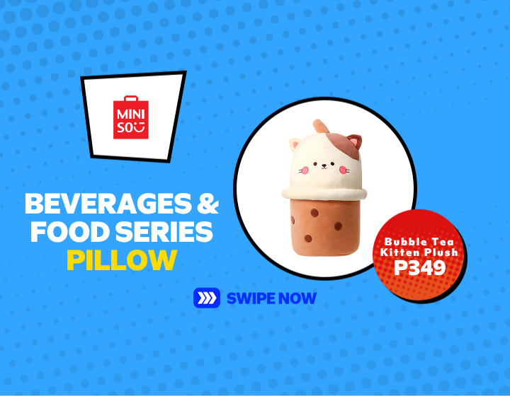 SMGC | MINISO Food & Beverages Series Pillow for just P349!