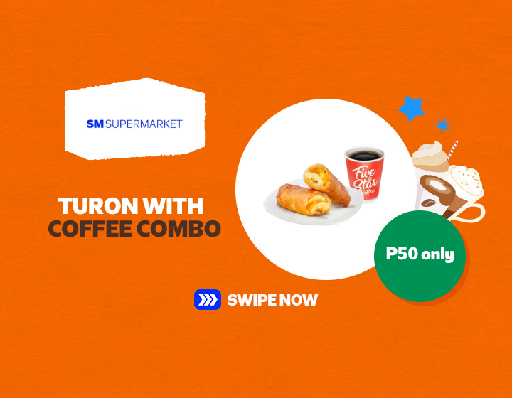 SM SUPERMARKET | TURON WITH COFFEE COMBO FOR ONLY P50