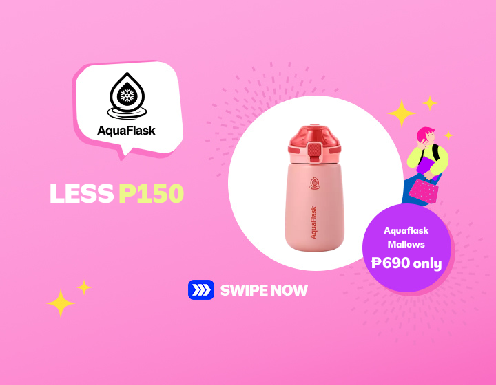 AQUAFLASK | LESS P150 ON AQUAFLASK MALLOWS NOW AT P690 ONLY