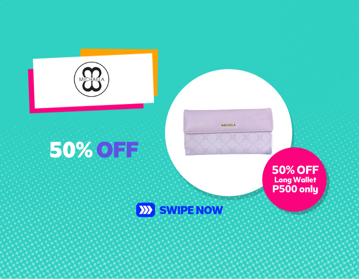 MICHAELA | Save 50% on Michaela Long Wallet now at P500 only!