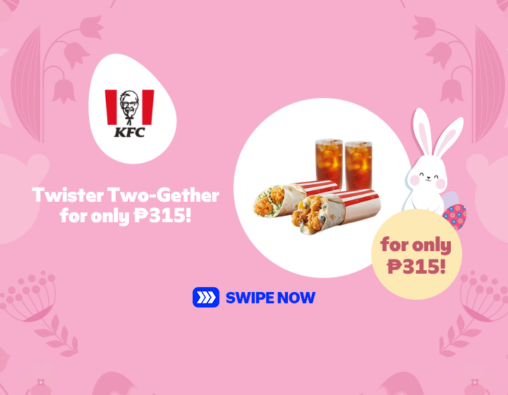 SMMR | KFC | TWISTER TWO-GETHER FOR ONLY ₱315!