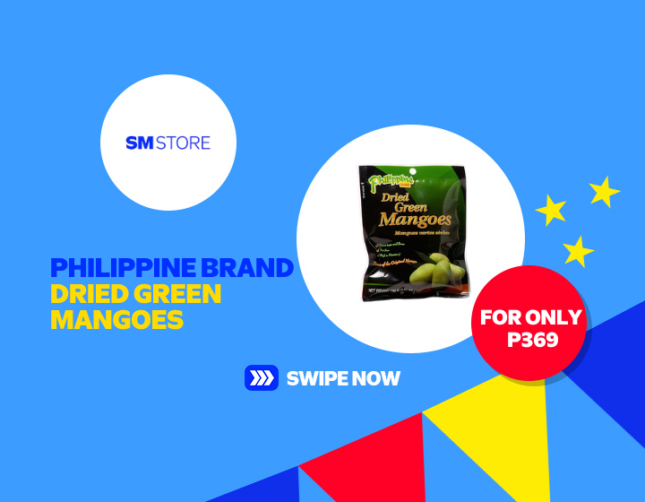 SMMR | SM STORE | PHILIPPINE BRAND DRIED GREEN MANGOES FOR ONLY 369