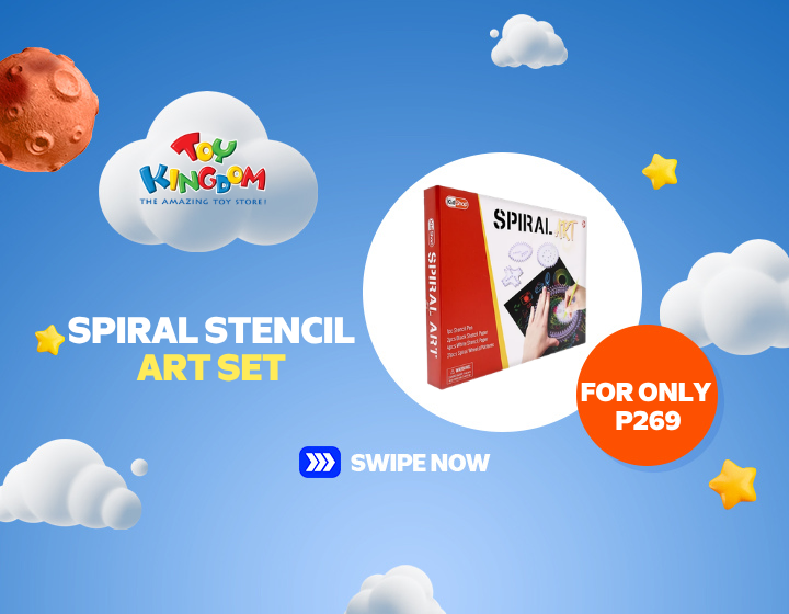 SMMR | TOY KINGDOM | SPIRAL STENCIL ART SET FOR ONLY 269