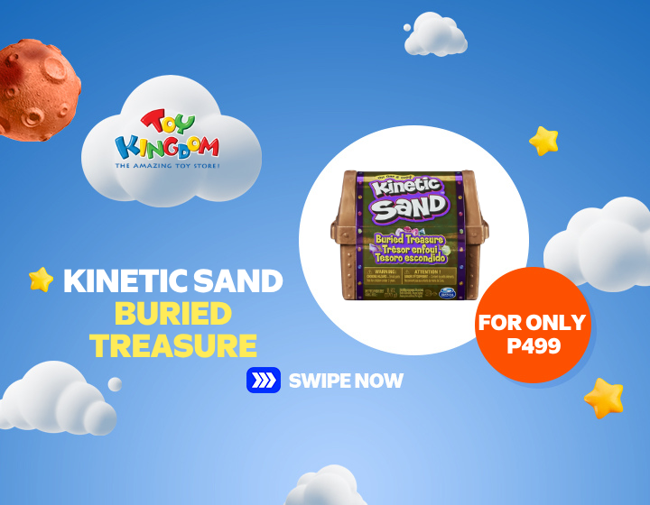 SMMR | TOY KINGDOM | KINETIC SAND BURIED TREASURE FOR ONLY 499