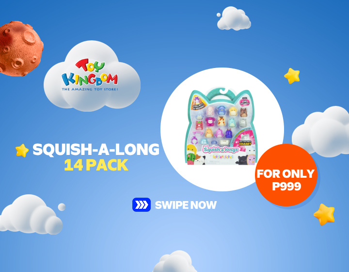 SMMR | TOY KINGDOM | SQUISH-A-LONG 14 PACK FOR ONLY 999 