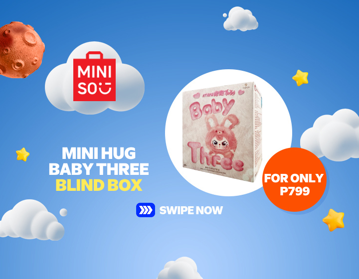 SMMR | MINISO | MINI HUG BABY  THREE BLIND BOX FOR ONLY 799