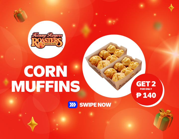 SMMR | KENNY ROGERS | GET 2 BOXES OF CORN MUFFINS FOR 140 ONLY