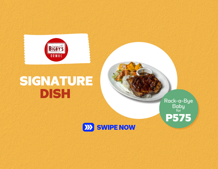 Full Rack-a-Bye Baby Back Ribs for only P575