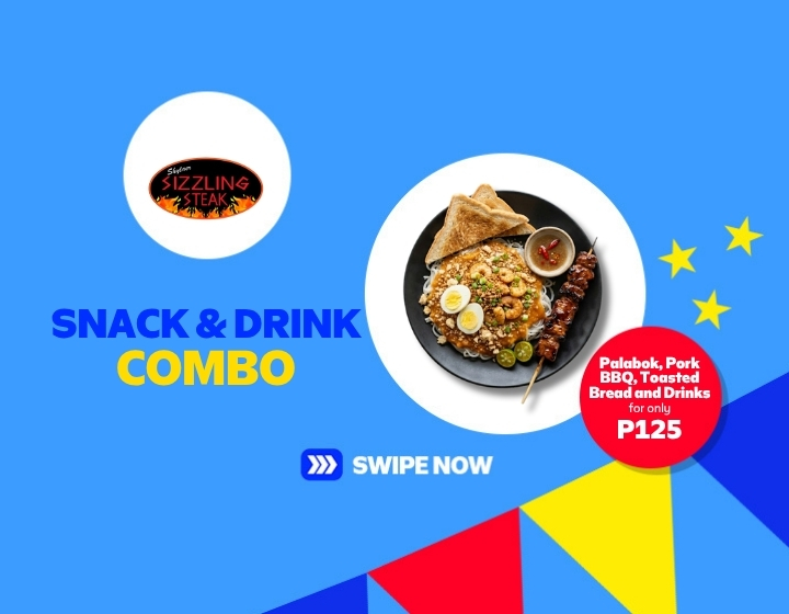 Palabok & Pork BBQ with Drinks Combo for only P125