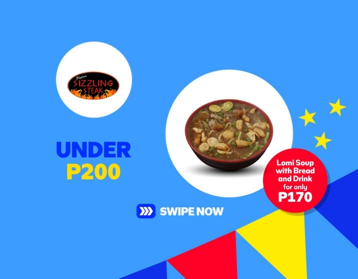Lomi Soup with Bread and Drink for only P170