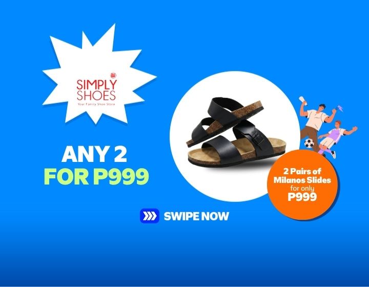 Any 2 Pairs of Milanos Slides for Only P999