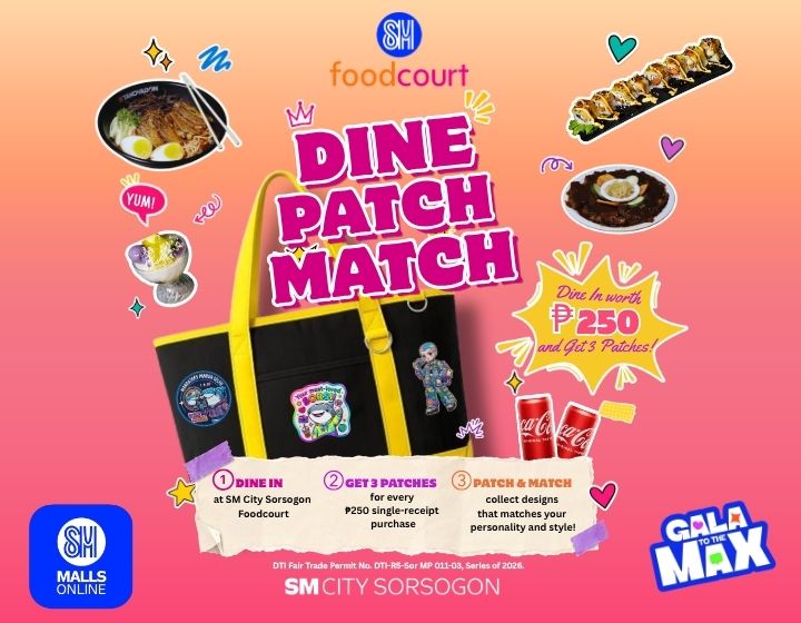 SM Foodcourt Free Tote Bag Patches 2.0