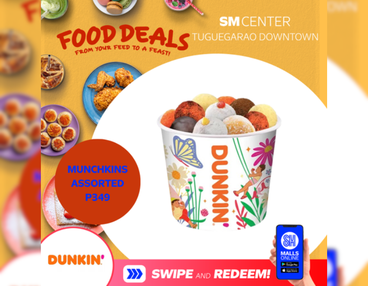 DUNKIN' MUNCHKINS ASSORTED for only  ₱349!