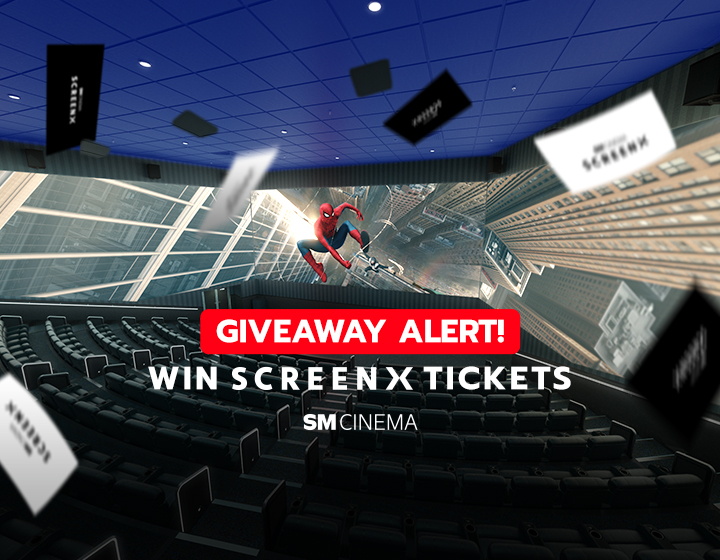 Swipe for a Chance to Win ScreenX Ticket