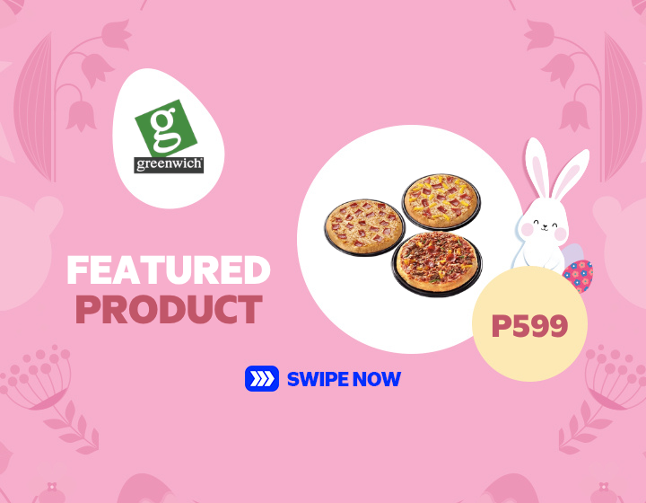 Greenwich | 3 9" Pizza for P599