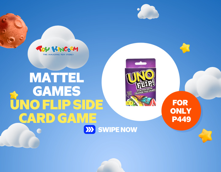 SMPP TOY KINGDOM MATTEL GAMES UNO FLIP SIDE CARD GAME