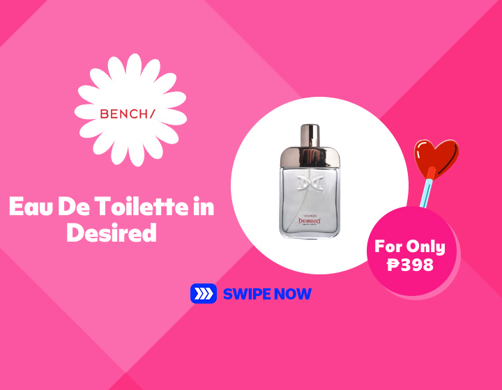 BENCH EAU DE TOILETTE IN DESIRED AT P398!