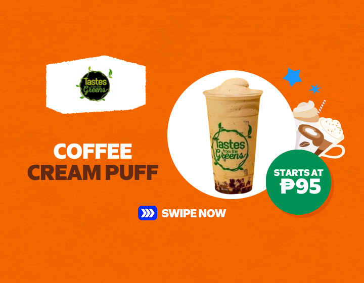 TASTES FROM THE GREENS' COFFEE CREAM PUFF 