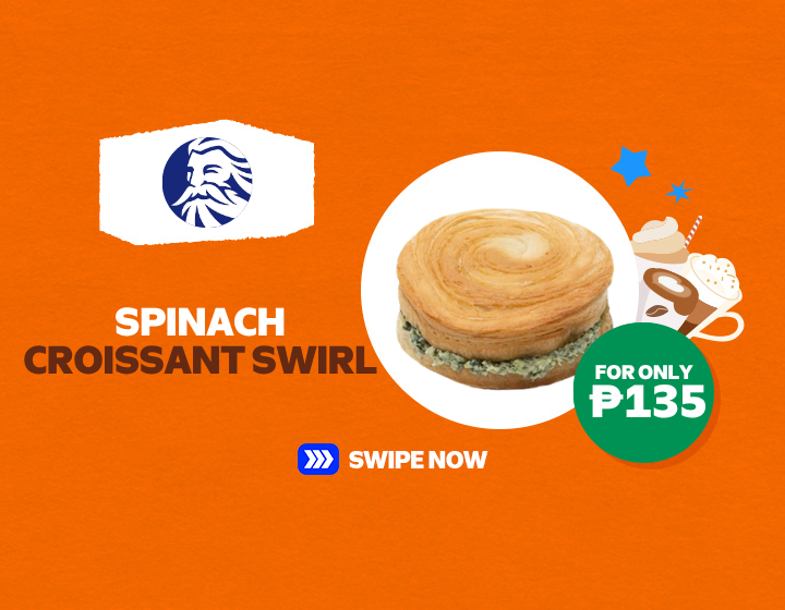 ZUS COFFE'S SPINACH CROISSANT SWIRL
