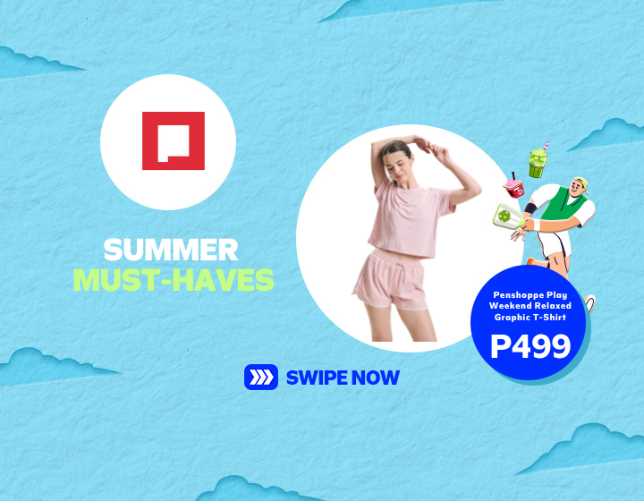 Penshoppe Play Weekend Relaxed Graphic T-Shirt for only P499