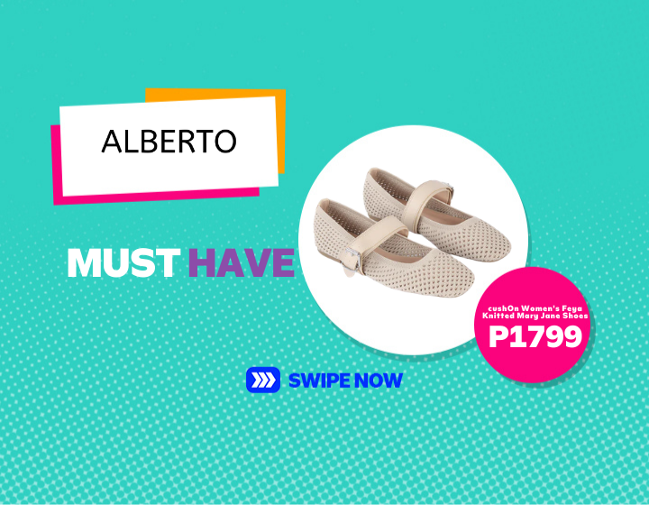 Shop Alberto's cushOn Women's Feya Knitted Mary Jane Shoes for as low as P1799