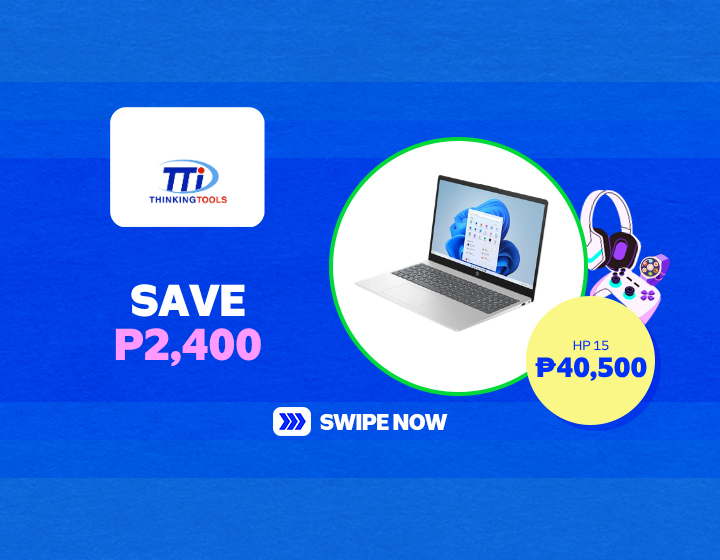 Save P2,400 on HP 15