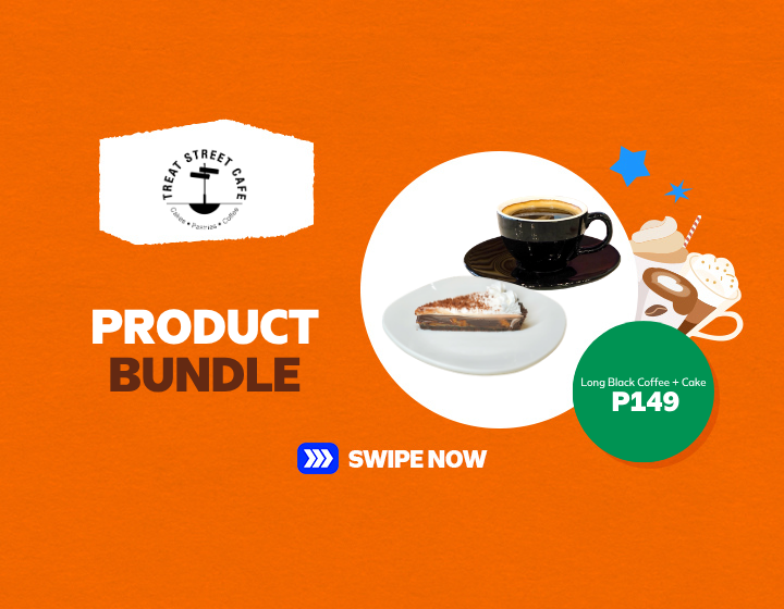 Save P146 on Long Black Coffee + Cake