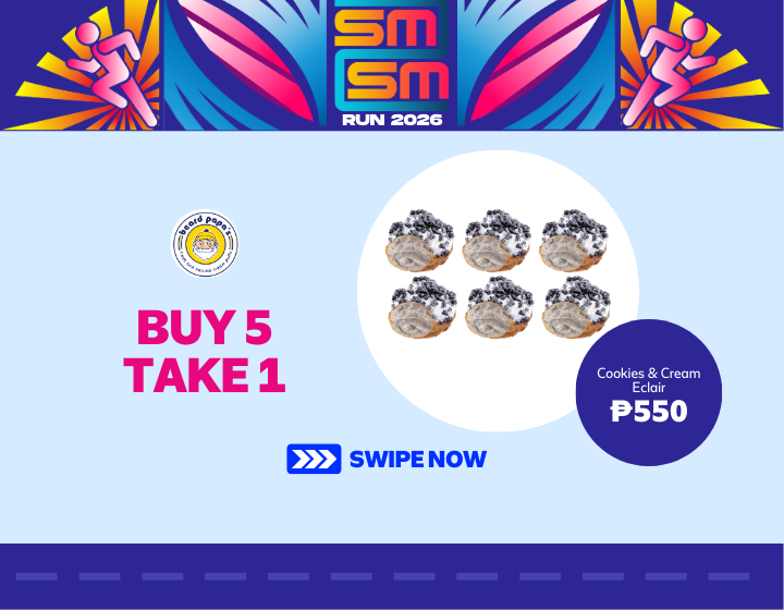 Buy 5 Take 1 Cookies & Cream Eclair