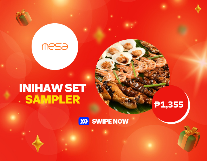 MESA INIHAW SAMPLER SET FOR ONLY P1355!