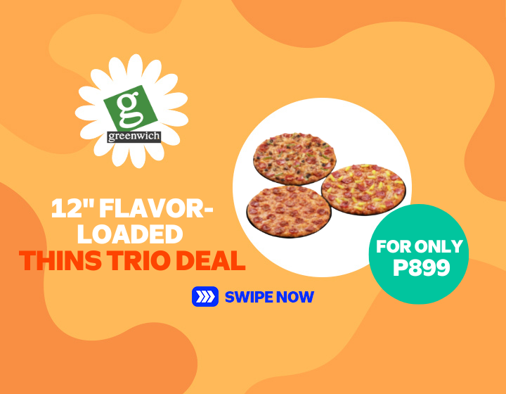 12'' FLAVOR-LOADED THINS TRIO DEAL