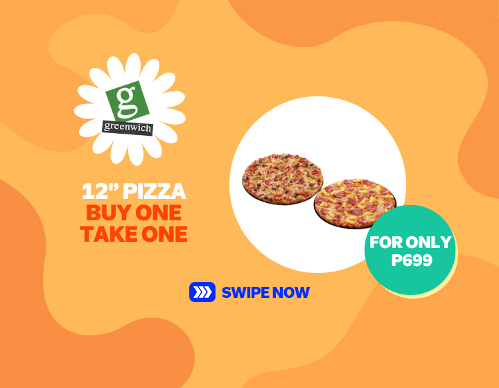 GREENWICH | 12" PIZZA - BUY ONE, TAKE ONE