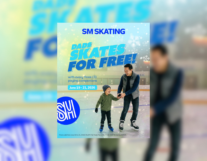 Dad gets a FREE 2-hour skating pass