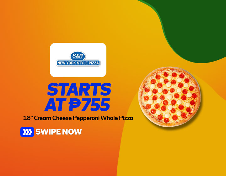 18" Cream Cheese Pepperoni Whole Pizza starts at P755