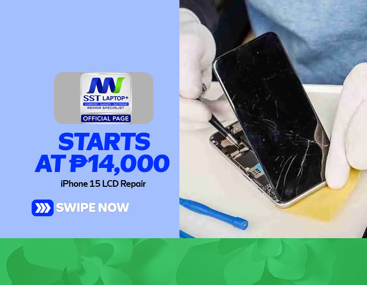 LCD Repair for Apple iPhone 15 starts at P14,000