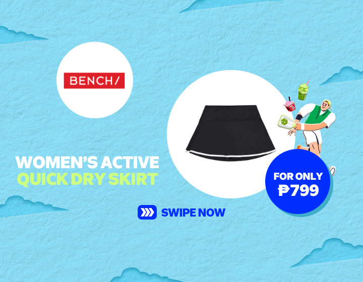 BENCH SUMMER ACTIVE QUICK DRY SKIRT FOR ONLY P799!