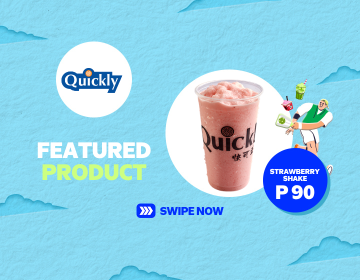 FEATURED PRODUCT on QUICKLY's STRAWBERRY SHAKE