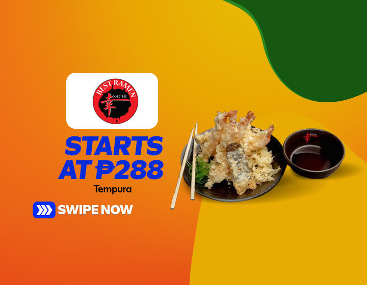 Tempura starts at P288
