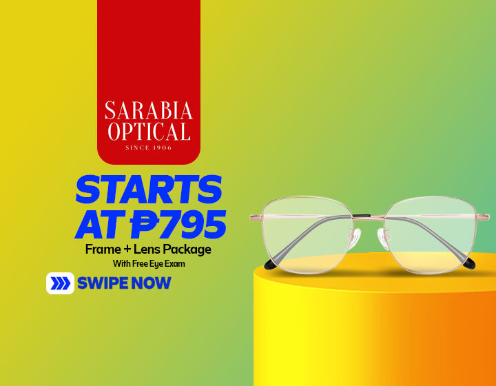 Frame + Lens Package with Free Eye Exam starts at P795