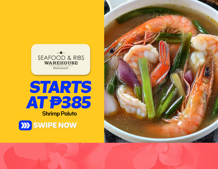 Shrimp Paluto starts at P385