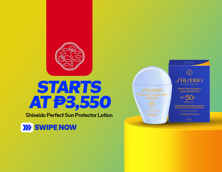 Shiseido Perfect Sun Protector Lotion - Sensitive starts at P3,550