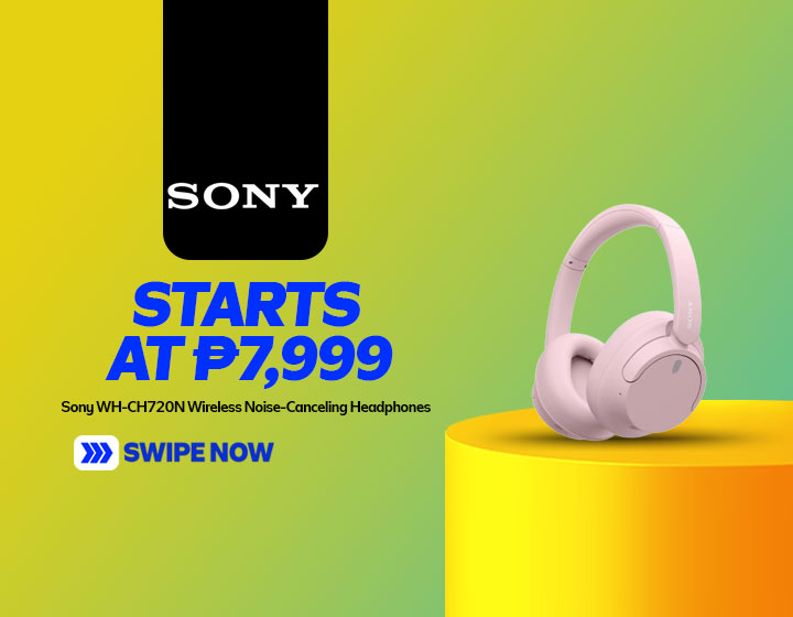 Sony WH-CH720N Wireless Noise-Canceling Headphones starts at P7,999