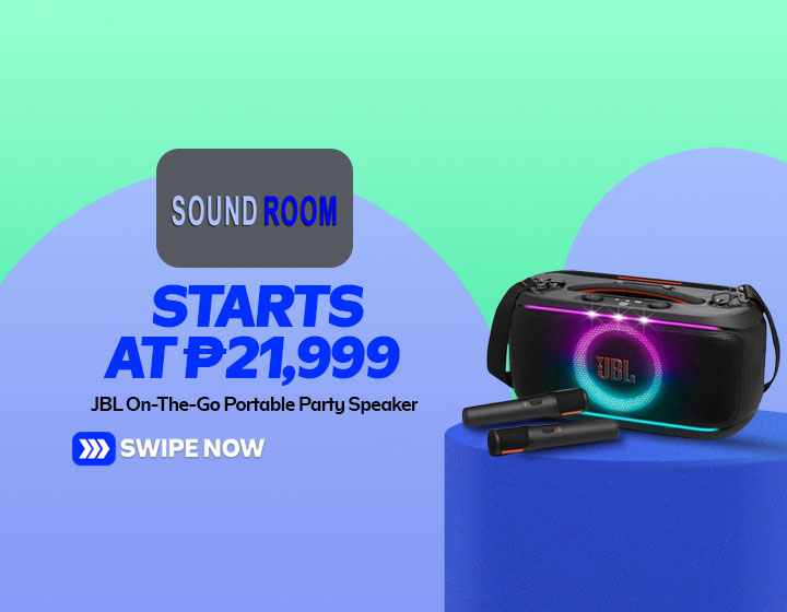 JBL On-The-Go Portable Party Speaker starts at P21,999