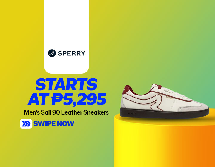 Men's Sail 90 Leather Sneakers in Varsity Red starts at P5,295