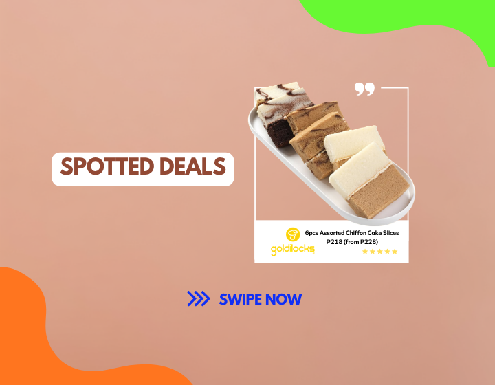 Get 6pcs Assorted Chiffon Cake Slices for only ₱218